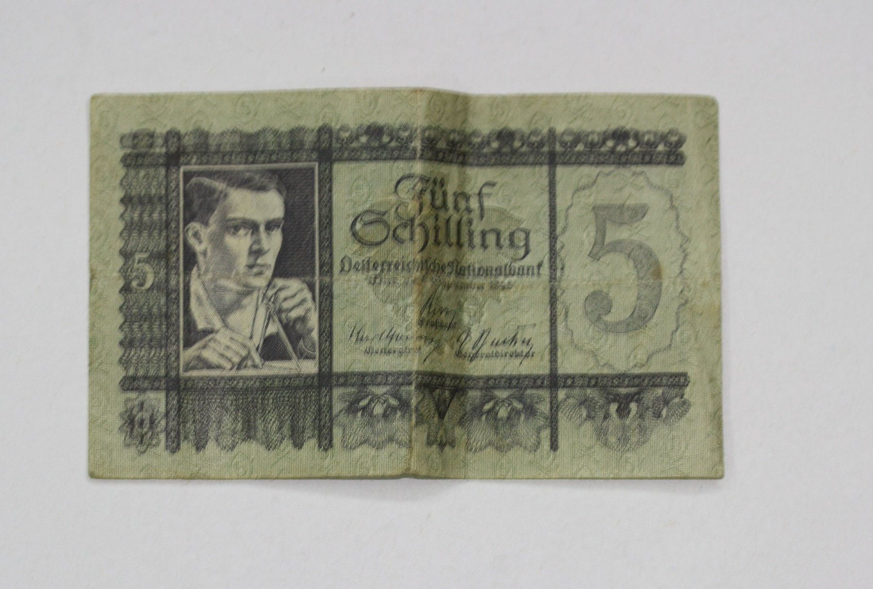 Banconote: Banknote Österreich 5 Schilling 1945 – Usato da Chur venduto da Invinoveritas