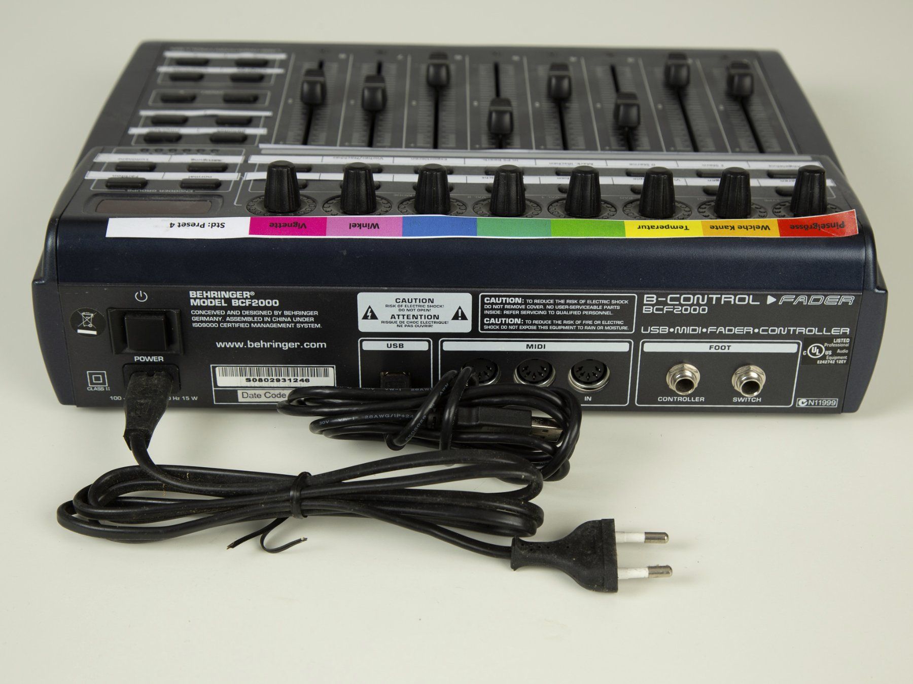 Behringer Mischpulte: Behringer B-Control Fader BCF2000 USB-/MIDI-Controller – Gebraucht aus Küssnacht am Rigi von Vikingheart2000 1
