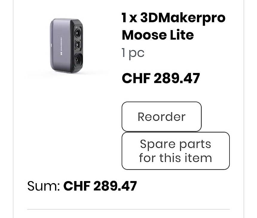 Scanner: 3DMakerPro Moose Lite - 3D Scanner! – Neu (gemäss Beschreibung) aus Zürich von DG_Sells 2
