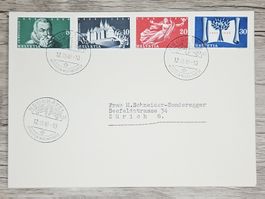 CL01 Enveloppe + Timbre Suisse 1948