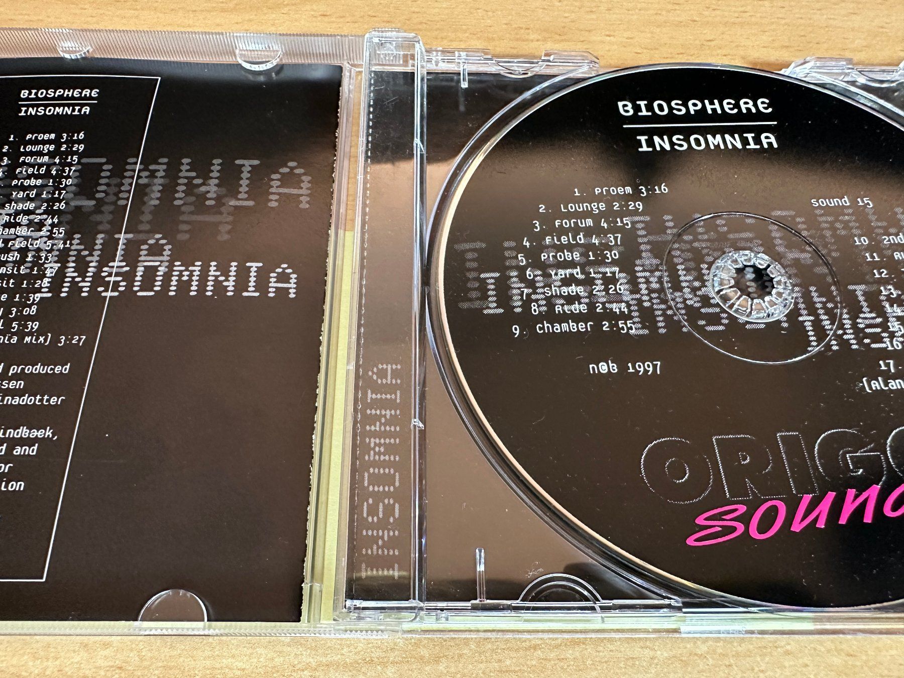 CD: Biosphere – Insomnia – Usato da Rikon im Tösstal venduto da Alpenmutz 2