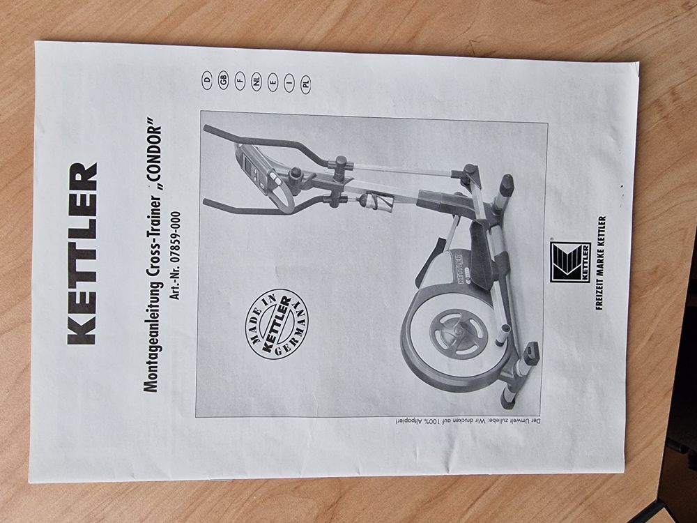 CrossTrainer Kettler Condor Kaufen auf Ricardo