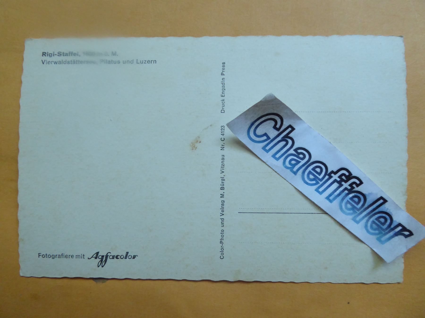 Cartoline postali: Rigi - Staffel – Nuovo (secondo la descrizione) da Zürich venduto da Chaeffeler 1