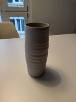 l   Kave Home Keramikvase, cremeweiss, Designobjekt, unbenut