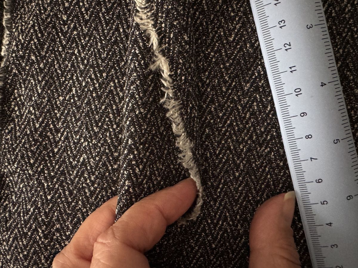 Tessuti: 5 Laufmeter dunkelbrauner Stoff – Nuovo e nell'imballaggio originale da Muttenz venduto da einfach-schoen 2