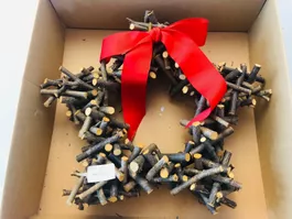 Türkranz Kranz Stern Villeroy Boch Weihnachtsdeko Holz