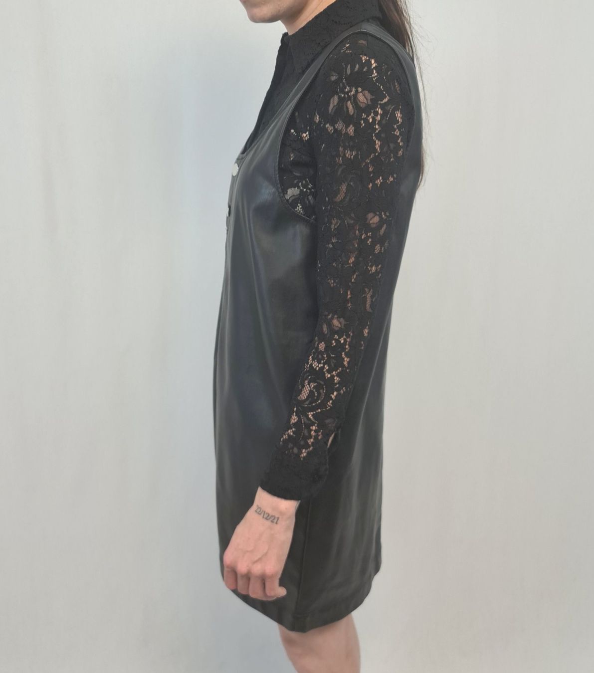 Vestiti: Robe simili cuir noire - Taille 38 – Usato da Couvet venduto da Nawra_26 1