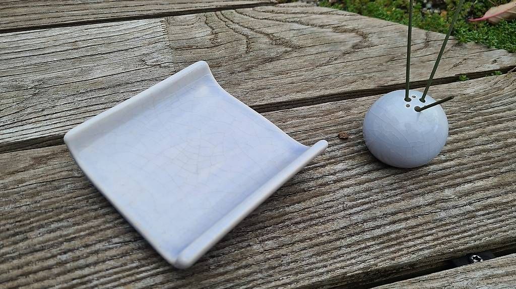 Tutte le decorazioni: Räucherstäbchenhalter Raku blassblau – Nuovo e nell'imballaggio originale da Jona venduto da rru_ypz8 2