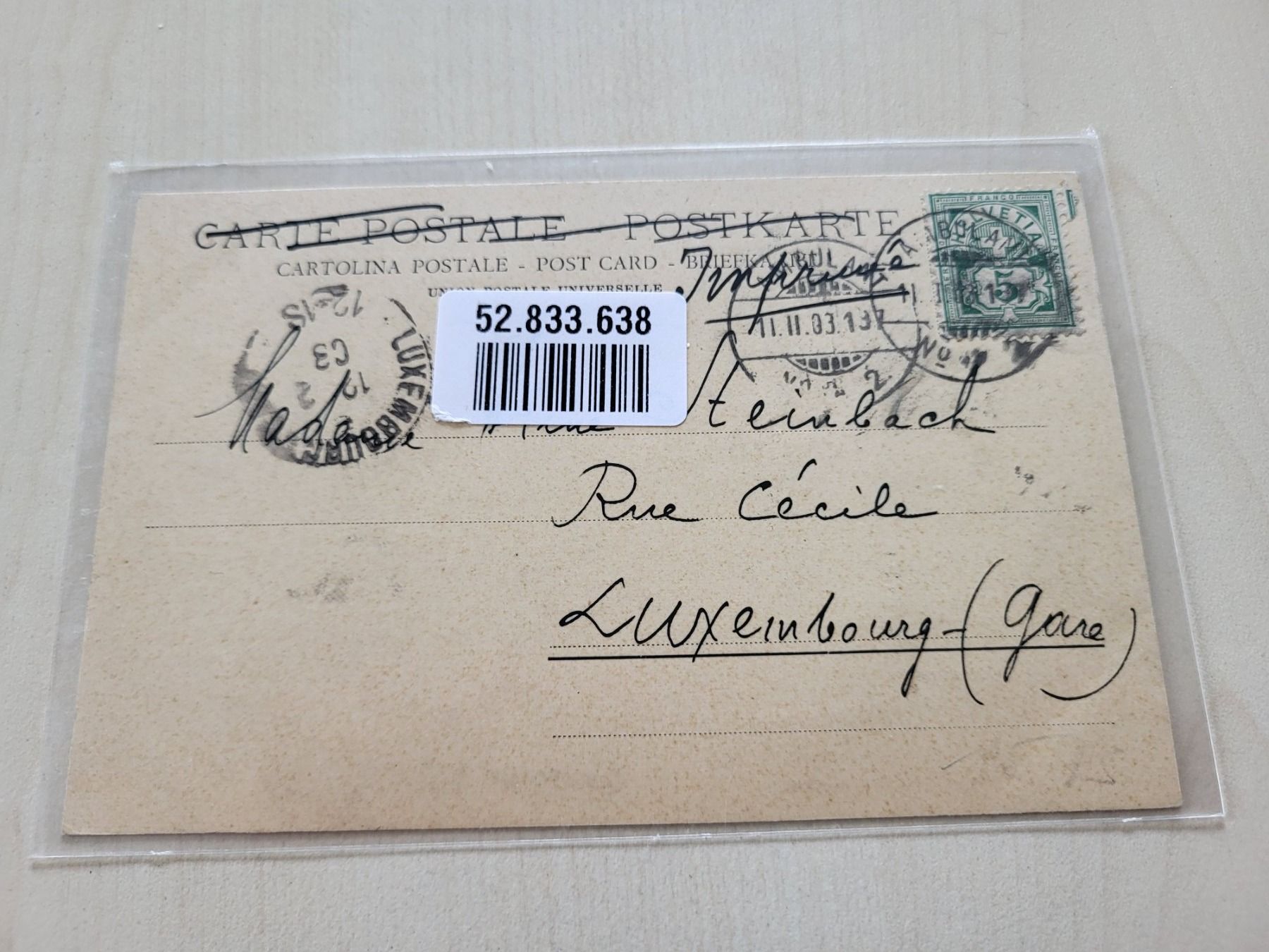 Cartoline postali: Carte postale de St-Ursanne – Usato da St-Ursanne venduto da kmi_6pyk 1