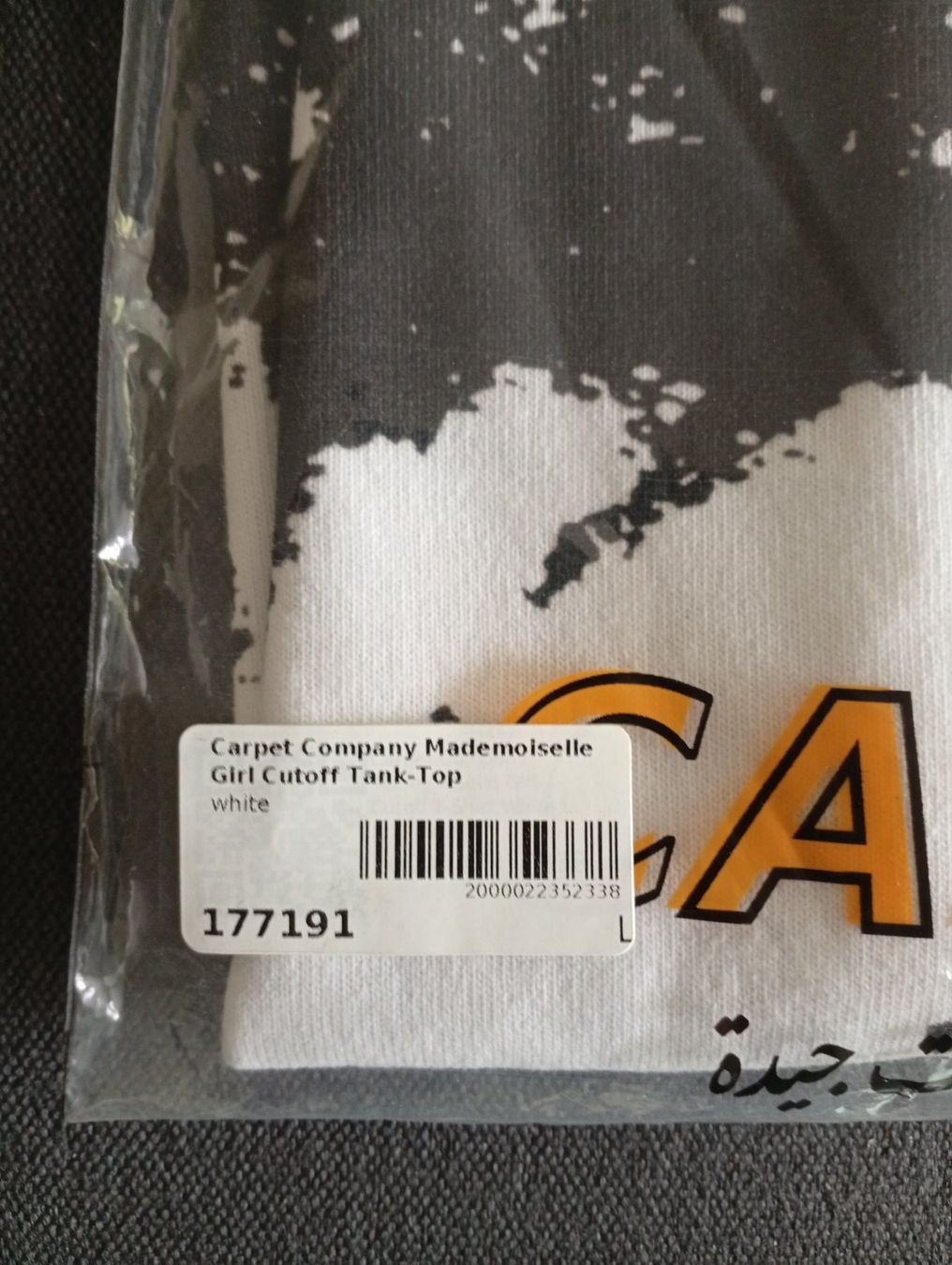 T-Shirts: Tank-Top Carpet white/ Large – Gebraucht aus Villars-sur-Glâne von dadj01 7