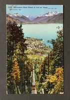 AK Funicolaire Mont Pelerin et Vue sur Vevey