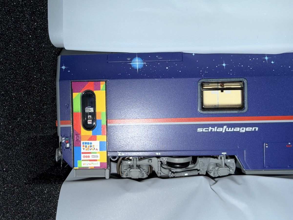 LS Models Modellini di ferrovie: L.S. MODELS EXCLUSIVE ÖBB SBB NIGHTJET WLBmz WALBmz – Nuovo e nell'imballaggio originale da Zürich venduto da Volanbusz 1