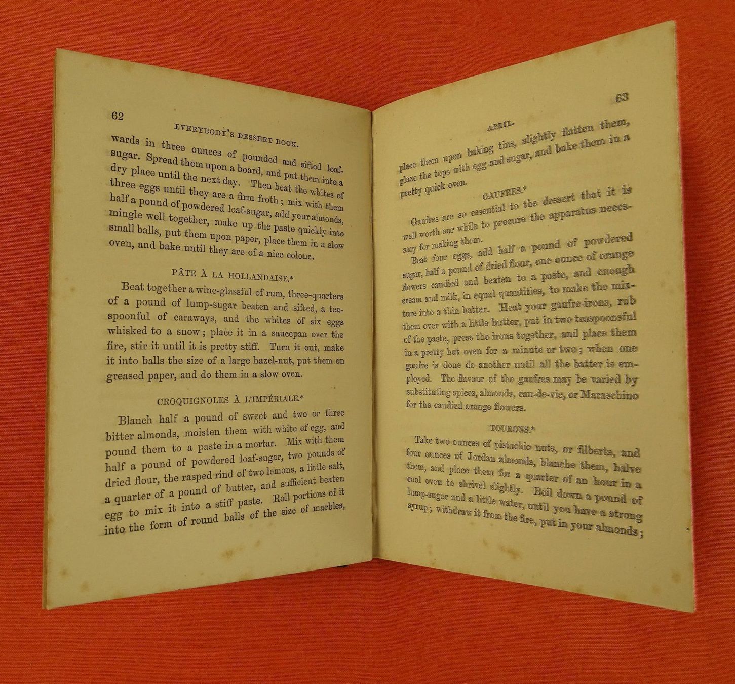 Bücher: FOREIGN DESSERTS FOR ENGLISH TABLES 1862 – Gebraucht aus Grüningen von Kartensammler 6