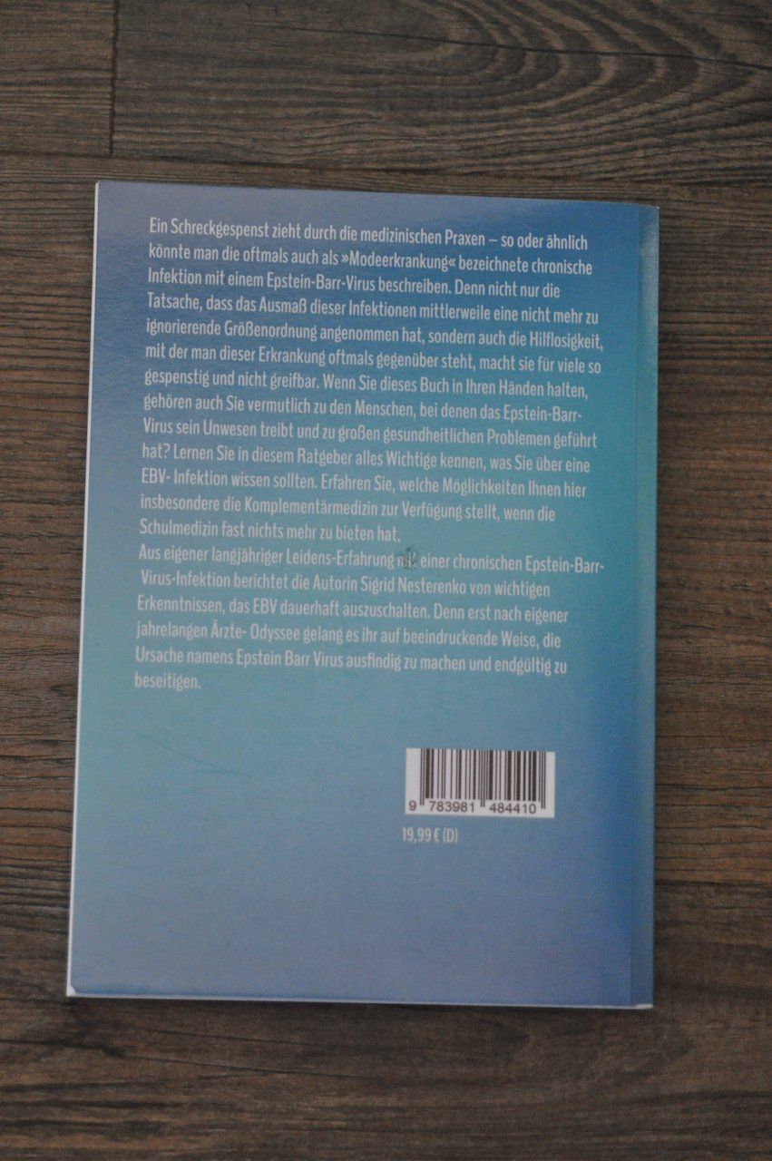 Livres: Das unterschätzte Epstein Barr Virus, Sigrid Nesterenko – D'occasion à Winterthur par stachelfuss 1