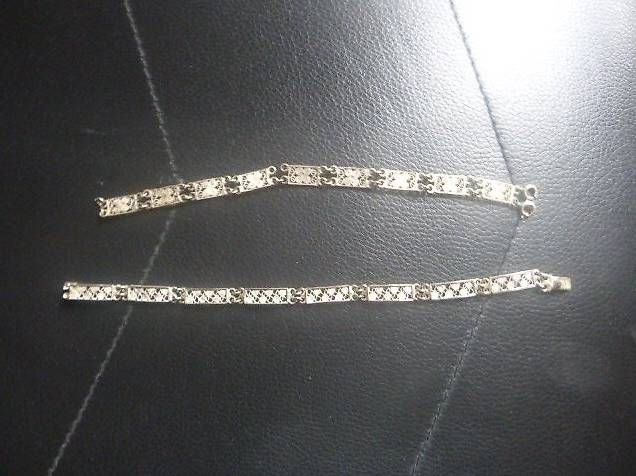 Armbänder & -reifen: 2 filigrane vintage Armketteli Silber – Gebraucht aus Neu St. Johann von Isputnik