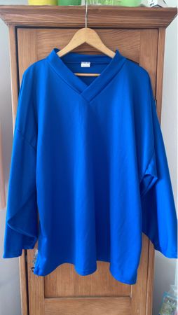 Ochsner Hockey Trikot blau Gr. XL Occasion Top Zustand