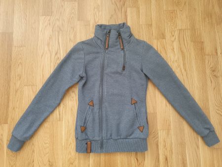 Naketano Jacke Hoodie Fr. XS dunkelgrau