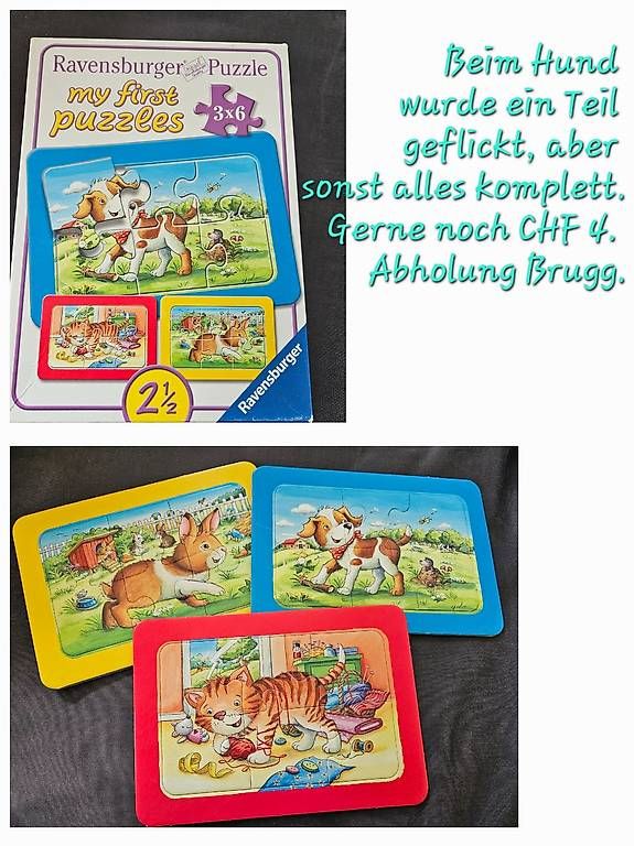 Puzzles: Puzzle (Kinder) – Gebraucht aus Brugg AG von man_cx5c