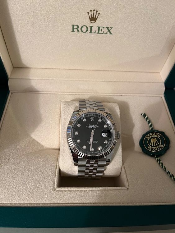 Rolex datejust best sale 41 schwarz jubilee