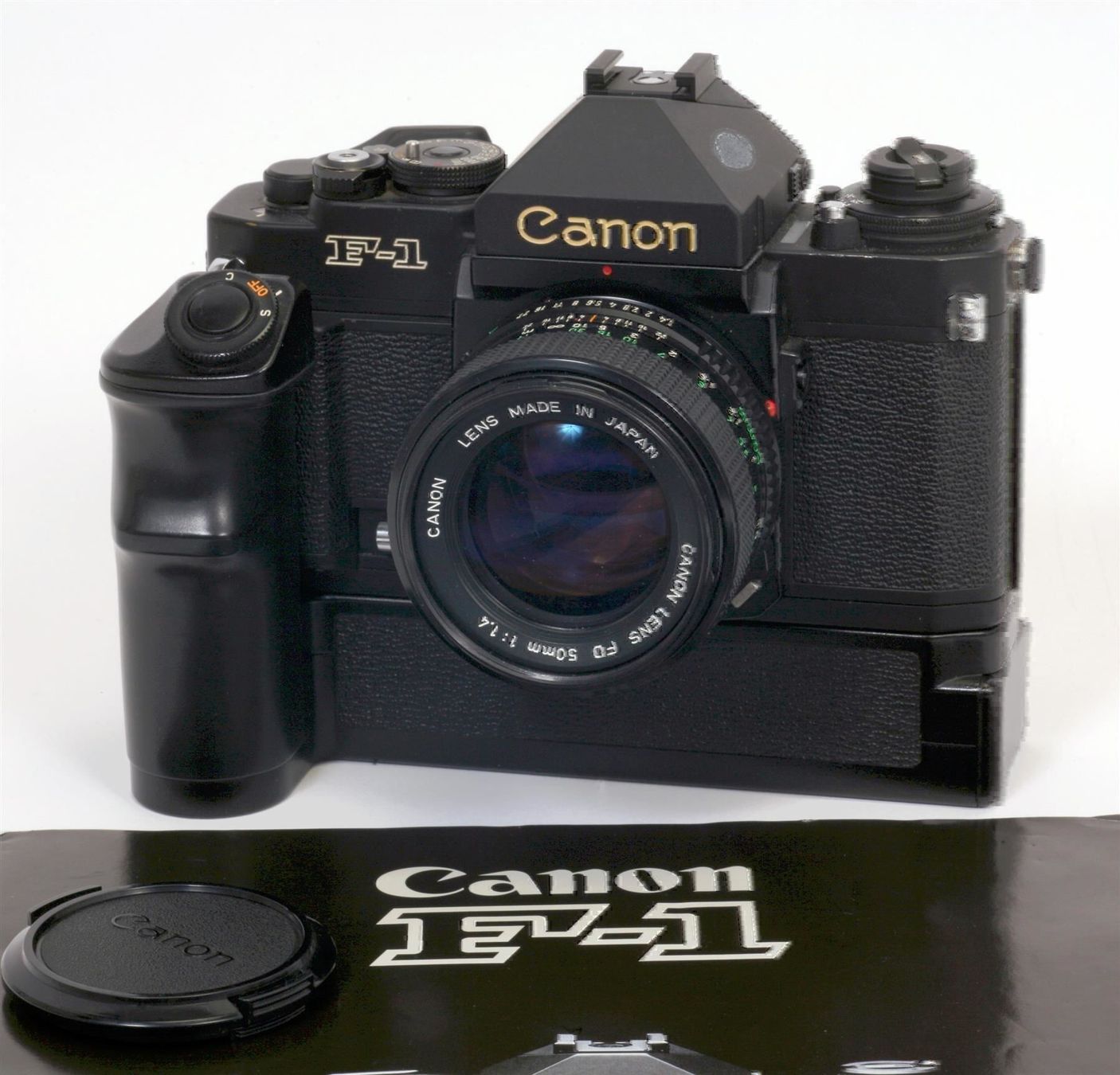 Canon Fotocamera: New F1+ Winder AE FN + Speedlight 577G – Usato da Bassersdorf venduto da Sugo 1