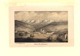 Neu St. Johann Tonlithographie