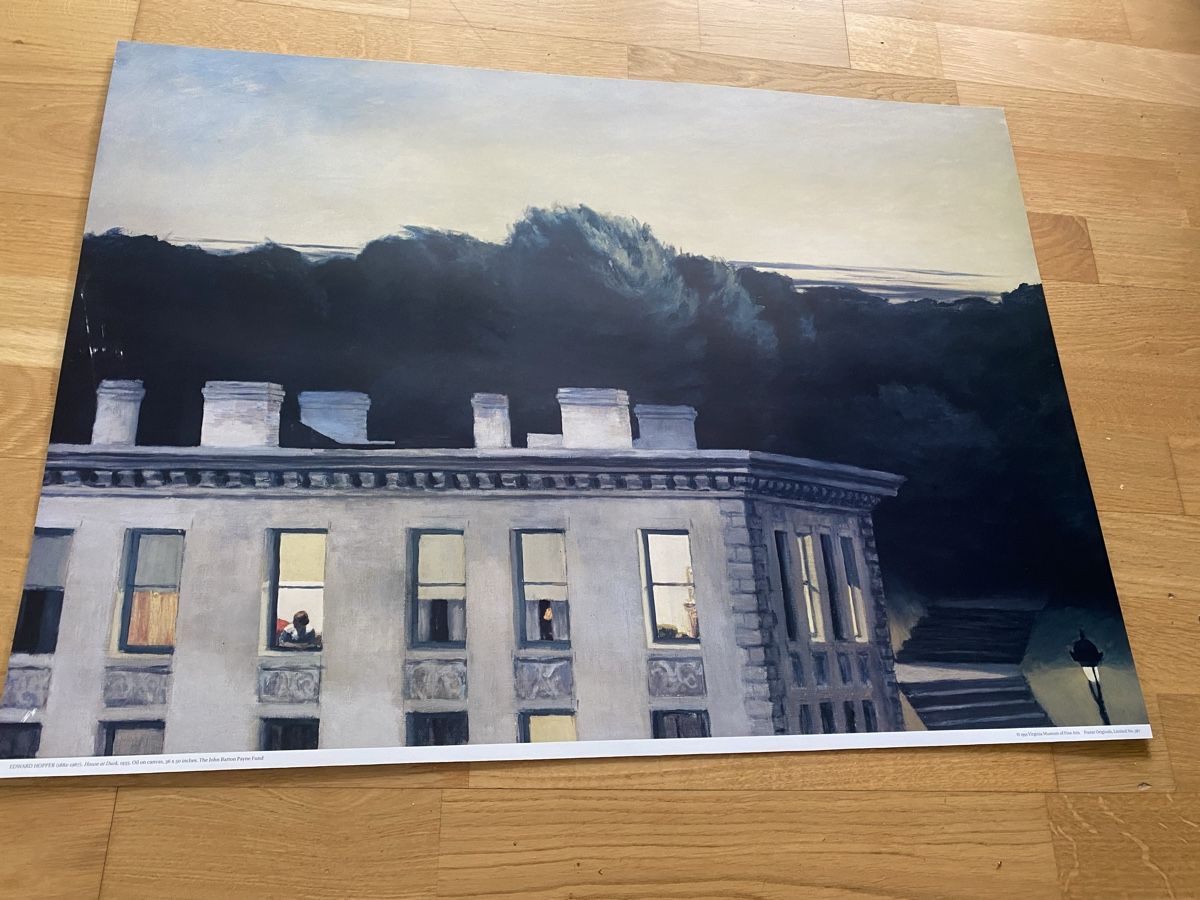 Foto & Immagini: House at Dusk by Edward Hopper Poster – Usato da Dietikon venduto da Tdaf33