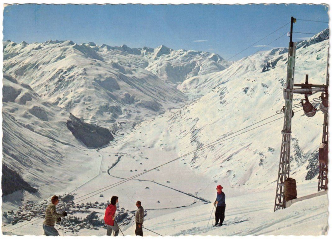 Cartoline postali: Andermatt - Skilift Nätschen – Usato da Binningen venduto da Mountainrider