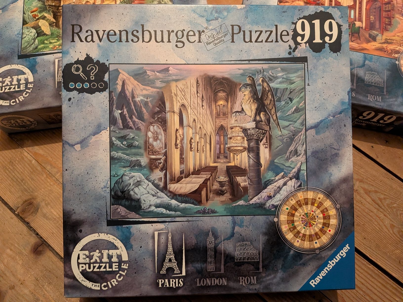 Puzzle: Ravensburger Exit Circle Puzzle Set Rom London Paris 3 Stück – Usato da Uznach venduto da Chalesanda 3