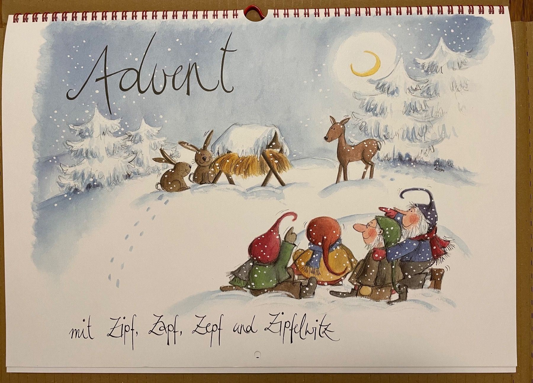 Calendari: Advent mit Zipf, Zapf, Adventskalender – Usato da Luzern venduto da Feliz
