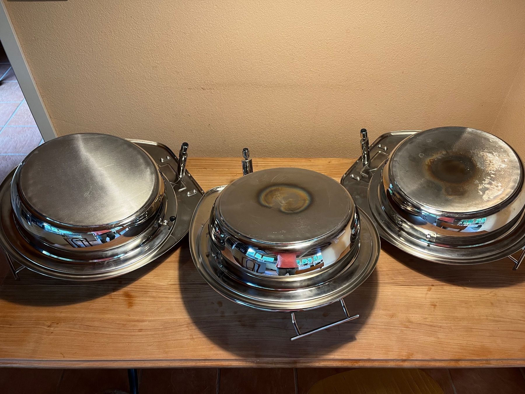 Cucine complete: 3 APS Chafing Dish GLOBE Top – Usato da Dittingen venduto da Cervolino77 3