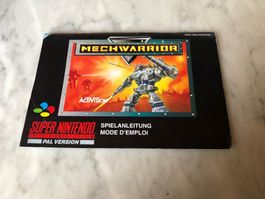 ANLEITUNG FÜR MECHWARRIOR SUPERNINTENDO