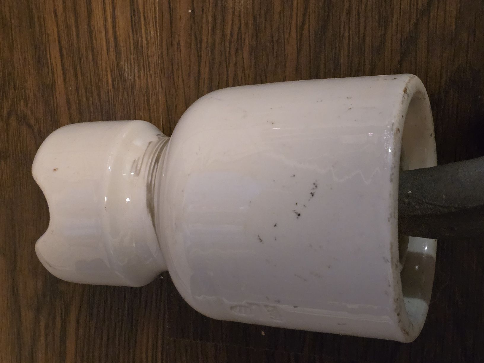 Componenti elettronici: Vintage Ceramic Insulator with Hook langenthal – Usato da Baden venduto da swiss-alps 1