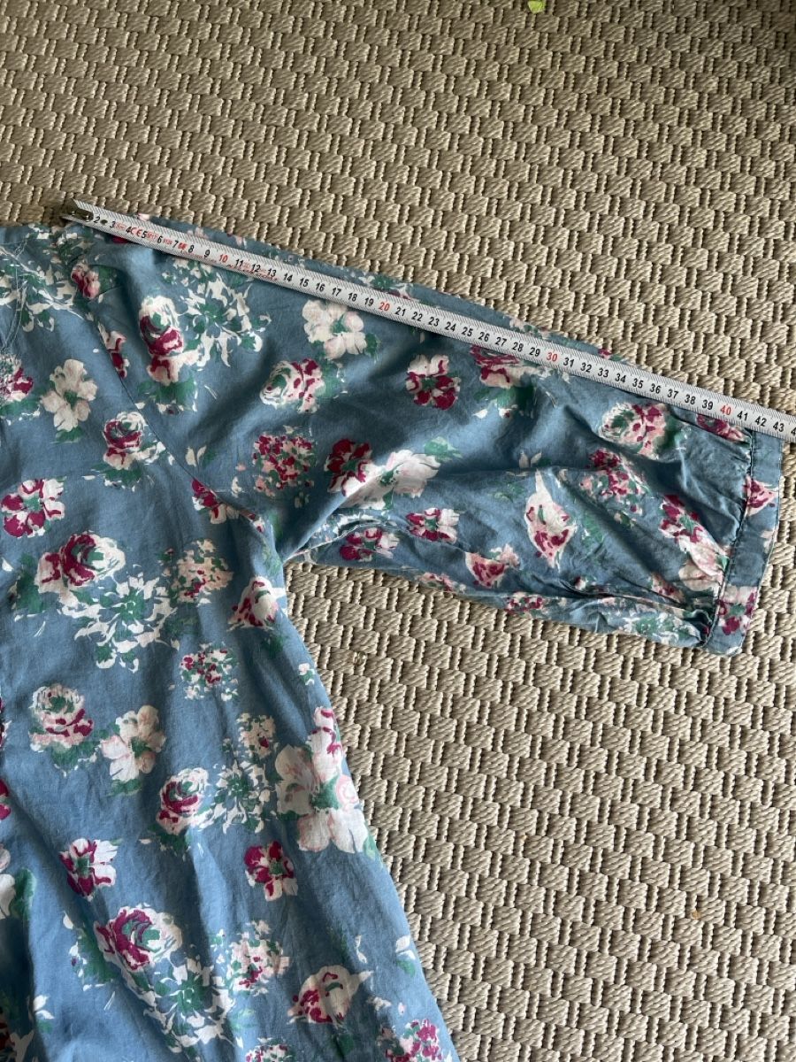 Camicette: Blusentunika mit Blumenprint, Baumwolle, ca. 44 – Usato da Solothurn venduto da Bobesch08 9