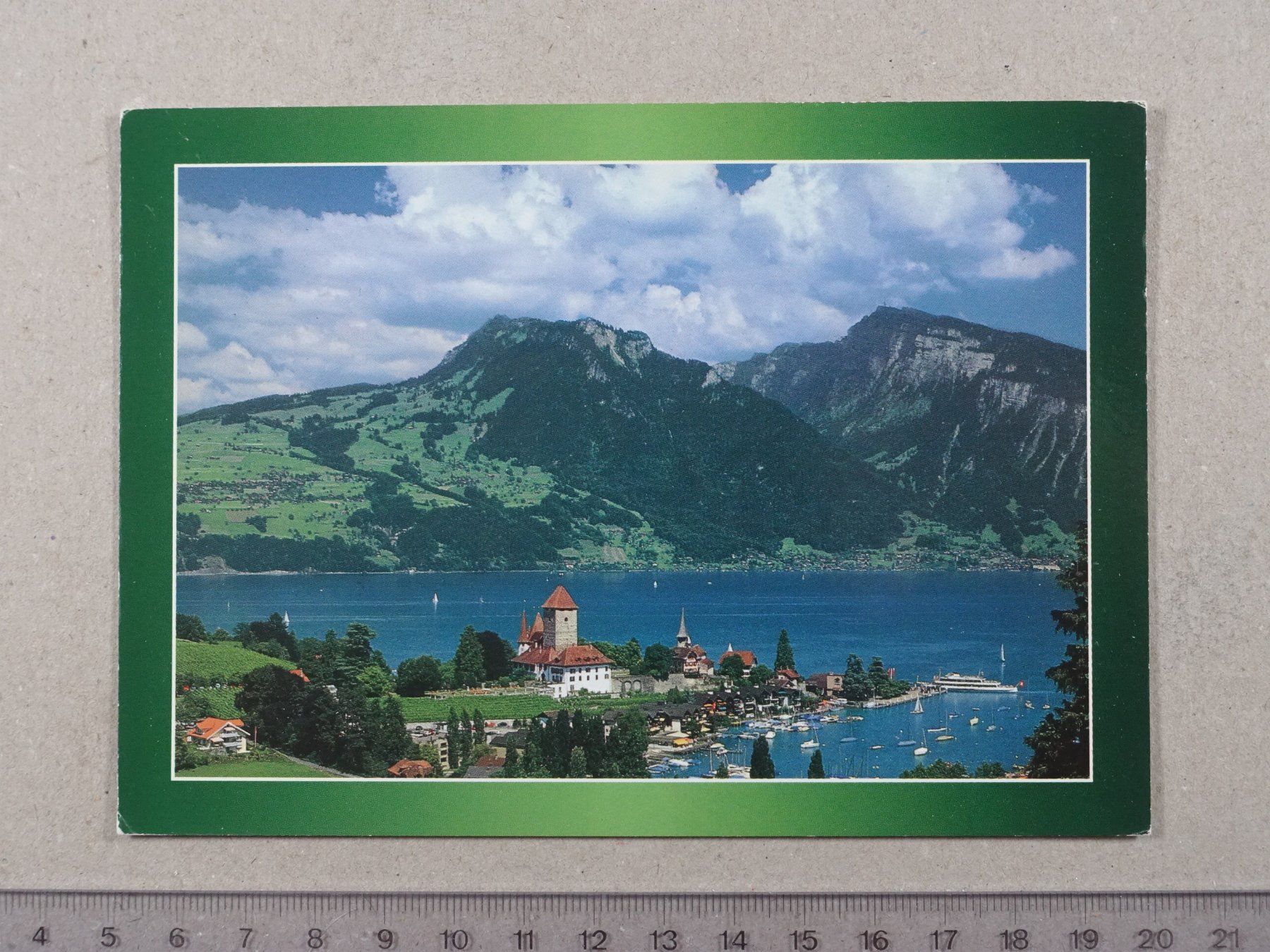 Ansichtskarten: Spiez am Thunersee – Gebraucht aus Lenzburg von fh1