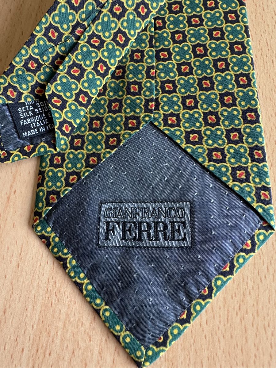 Gianfranco Ferre Cravatte: Cravate Gianfranco Ferré en soie verte – Nuovo (secondo la descrizione) da Morges venduto da sandy069 1