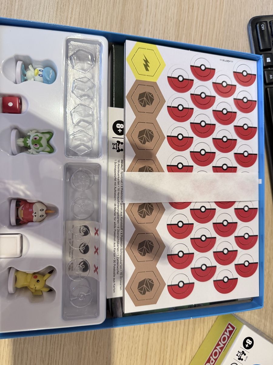 Hasbro Giochi: Monopoly Pokémon Edition neu unbenutzt – Nuovo (secondo la descrizione) da Hindelbank venduto da ljordan 1