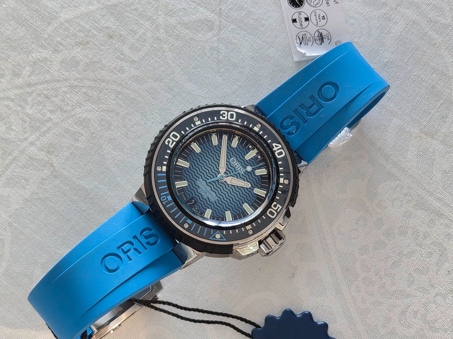 Oris Orologi: Oris AquisPro 4000m Taucheruhr – Usato da Chabrey venduto da Horology 7