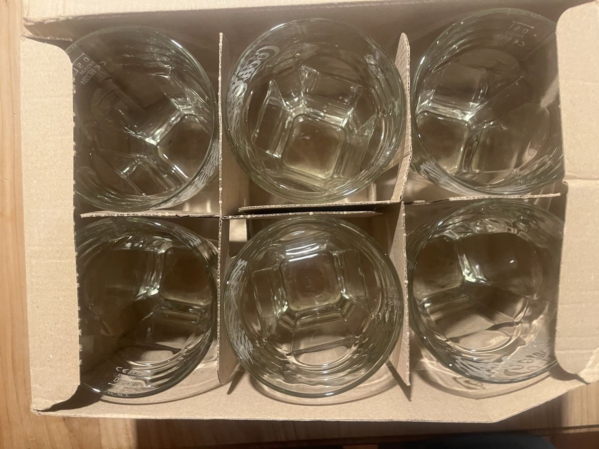 Coca-Cola Bicchieri: 6x5dl Retro Coca Cola Gläser – Nuovo e nell'imballaggio originale da Dittingen venduto da Reh77 2