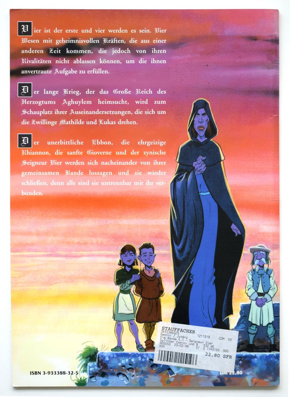 Fumetti: DIE BANDE 1 Seigneur Vier Comic-Sammlung Gemini Jytéry – Usato da Dulliken venduto da ichwettichhett 6