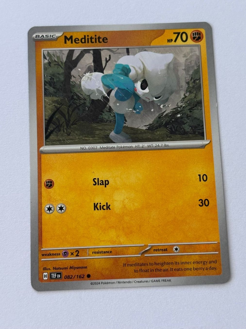 Pokémon Carte collezionabili: Pokemon-Karte Meditite 082/162 – Usato da Herisau venduto da Seyashop1