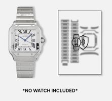 Uhrenschutzfolie für Cartier Santos Mittleres Modell