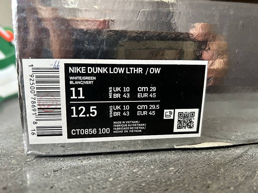 Scarpe da uomo: Off White X Nike Dunk Low – Usato da Rolle venduto da Schweini247 1