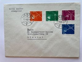 Briefmarken Schweiz 1952