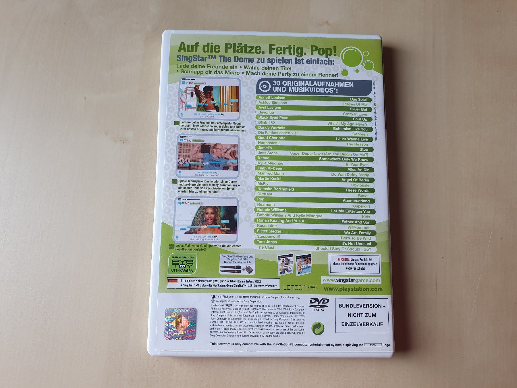 Sony Jeux: Singstar The Dome – D'occasion à Stansstad par collectorsshop 1