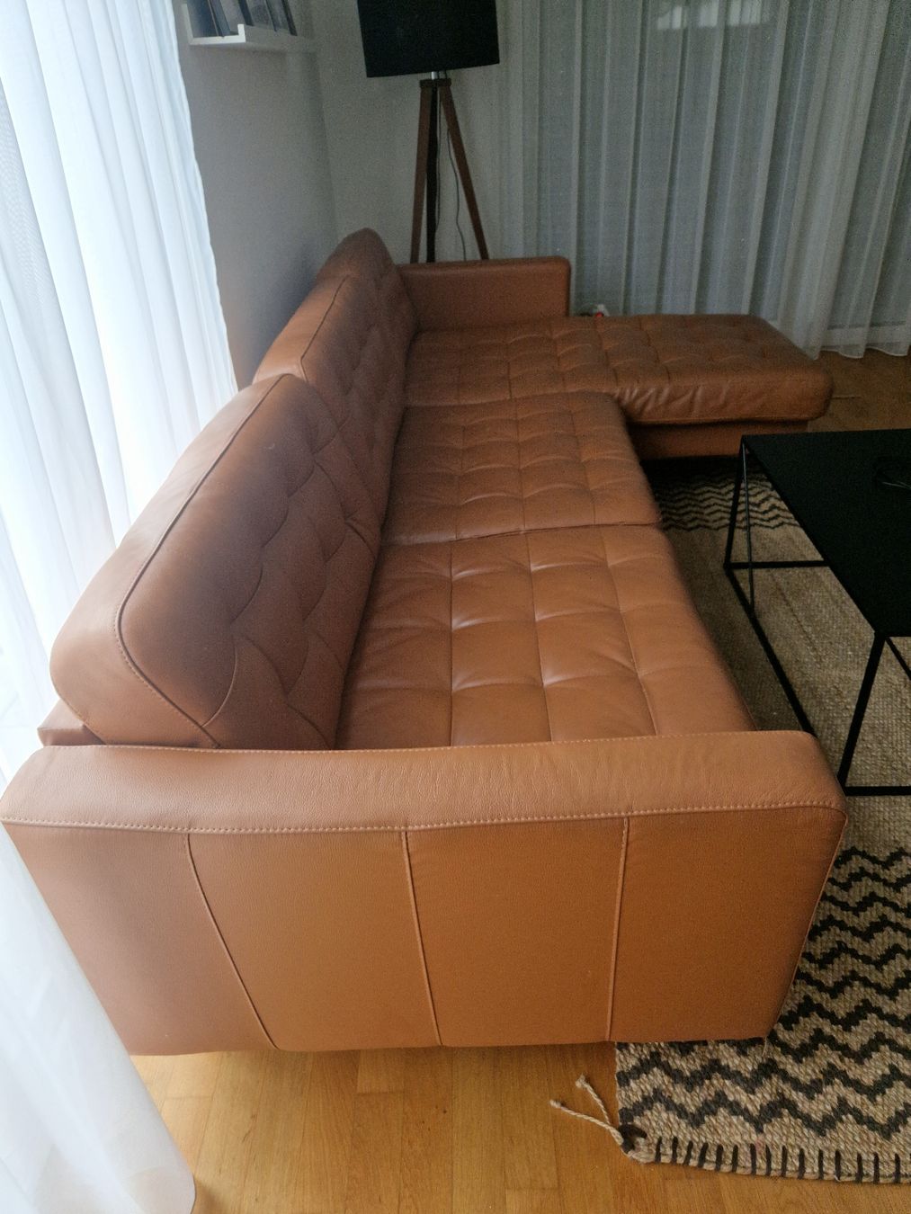Divani: Sofa / Couch, cognacbraun, sehr gut erhalten! – Usato da Staufen venduto da piuma79 5