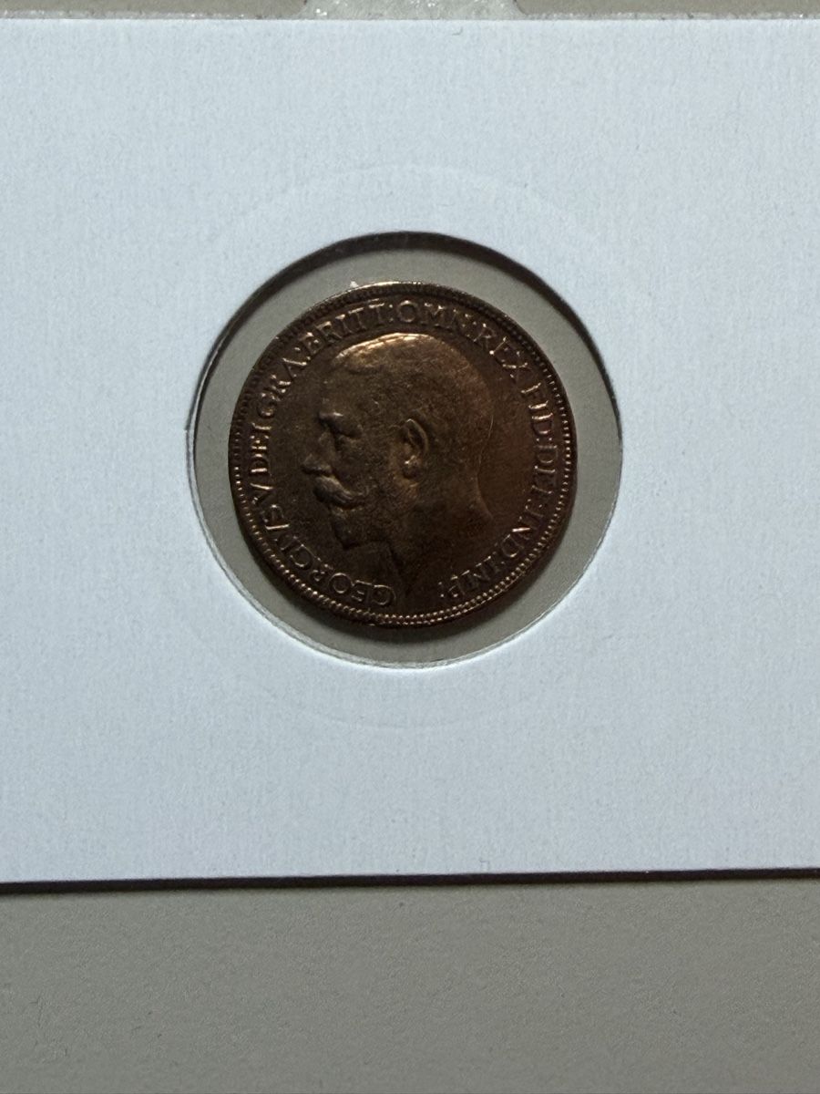 Alle Münzen: GB - Farthing - 1921 - Georges 5 – Gebraucht aus Payerne von Mike1682 1