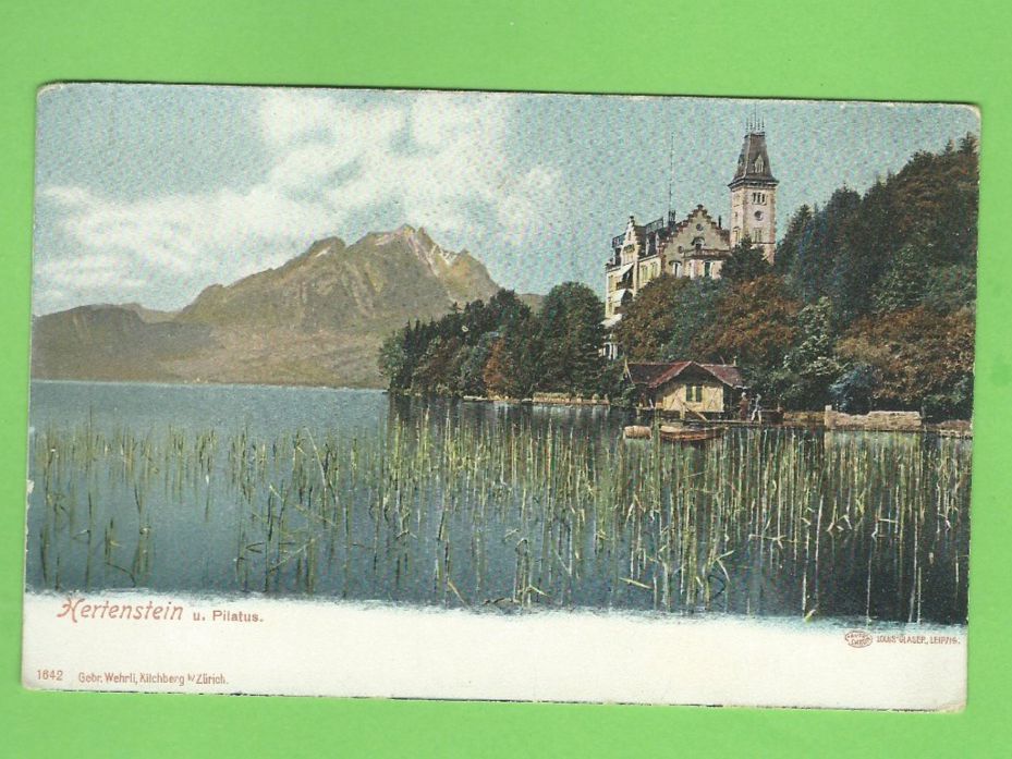 Cartoline postali: Hertenstein u. Pilatus – Usato da Zürich venduto da t24_de
