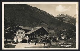 Zweilütschinen, Motiv der Hotel-Pension