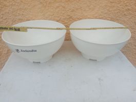 Teig - Schuesseln  weiss 2 Stk. Durchmesser ca. 34cm