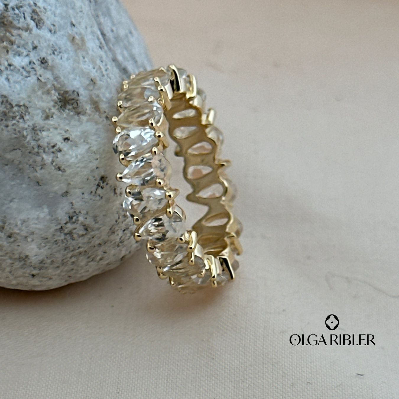 Olga Ribler Bagues: Memory Topas Ring Silber Grösse 55 – Neuf (Voir description) à Luzern par Schmuckoutlet 6